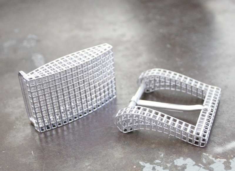 3D STERLING SILVER BUCKLES