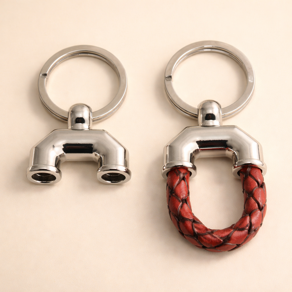 portachiavi personalizzabile in pelle