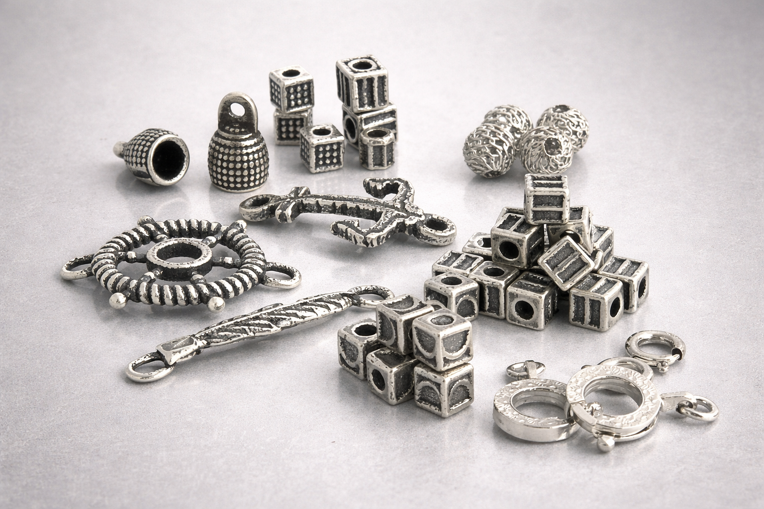 componenti in argento 925 insieme-1