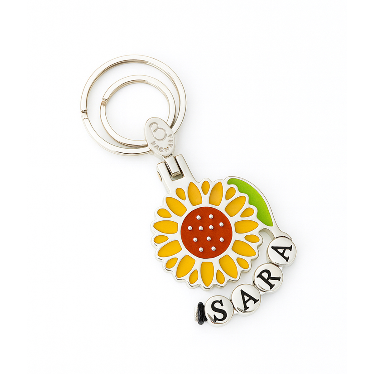 girasole portachiavi personalizzato girasole